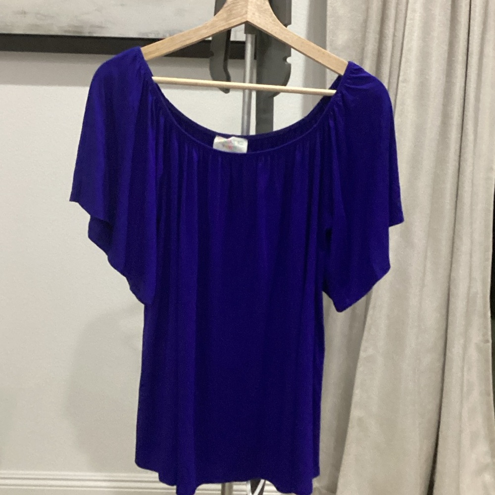 Fantastic Fawn Women's Royal Blue Blouse